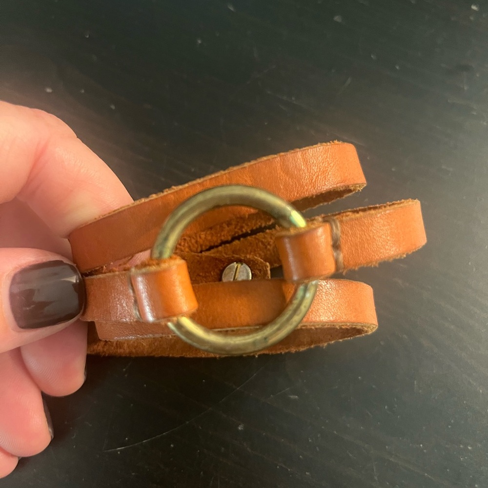 Noonday collection leather wraps bracelet